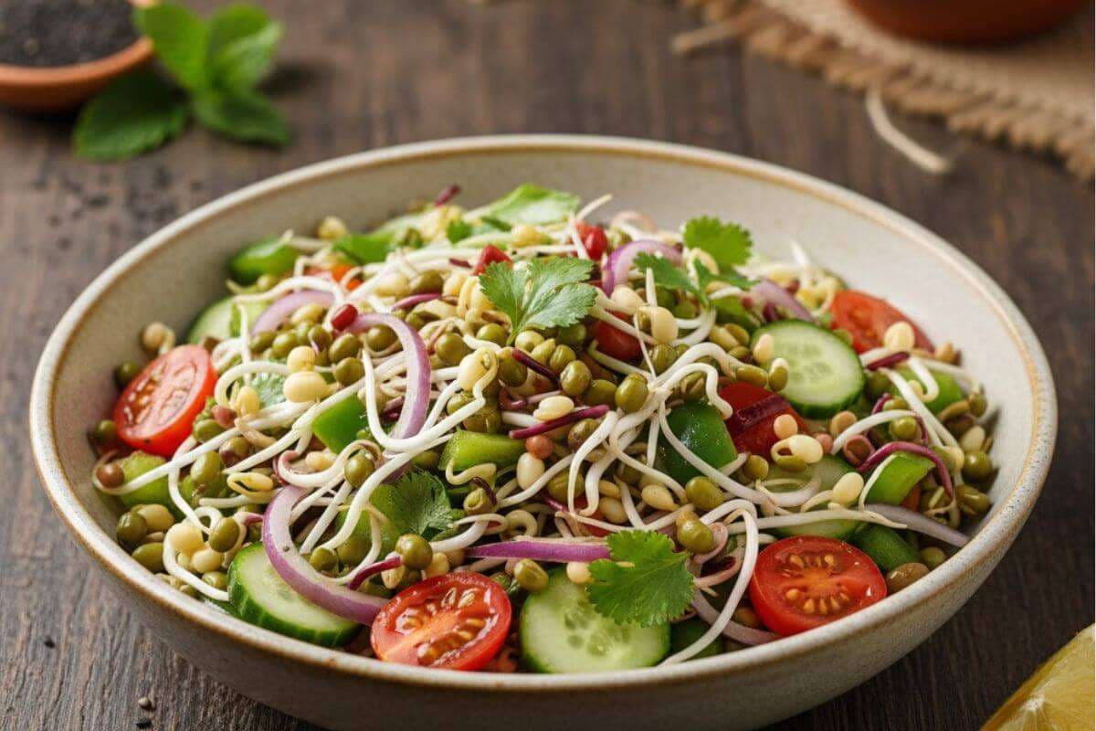 Sprouts Salad Recipe Sprouts Salad Recipe