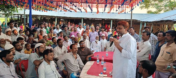 रायबेर में मदरसा भवन निर्माण का विधायक ने किया शिलान्यास