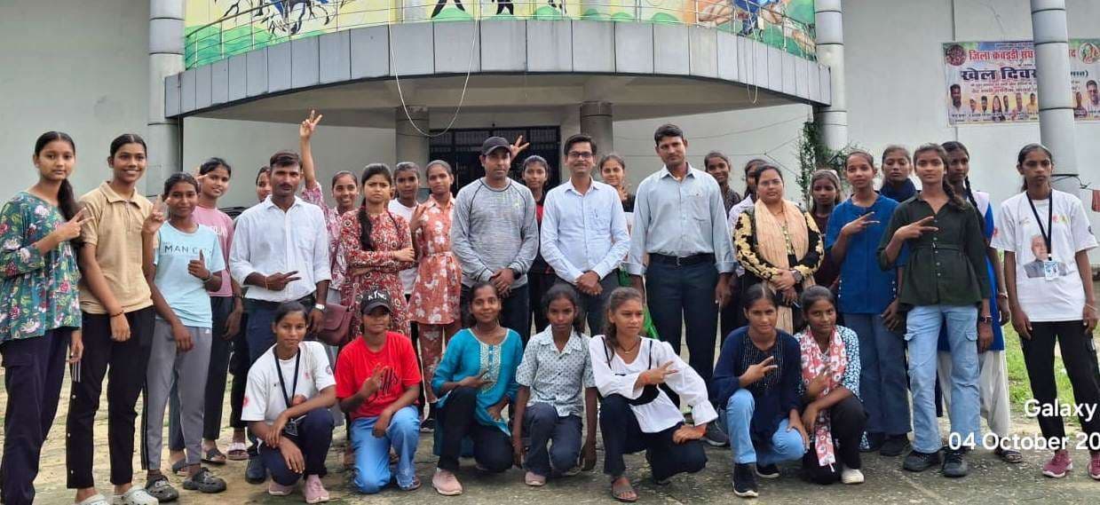 राज्य स्तरीय प्रतियोगिता में भाग लेगा 84 सदस्यीय खिलाड़ियों का दल