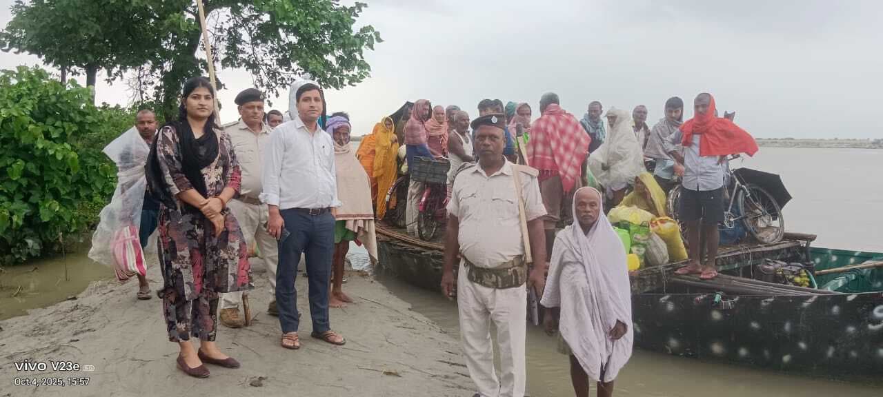 बाढ़ की संभावना, प्रशासन ने बढ़ायी सतर्कता