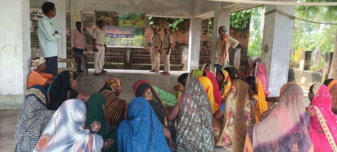 वन विभाग ने बरवाडीह में चलाया जागरूकता अभियान