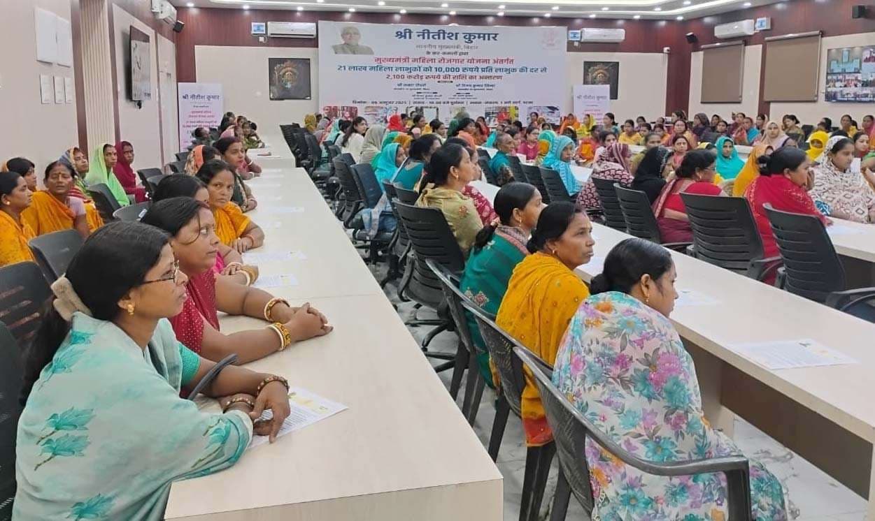 पूर्णिया में 3.85 लाख महिलाओं को मिला महिला रोजगार योजना का लाभ