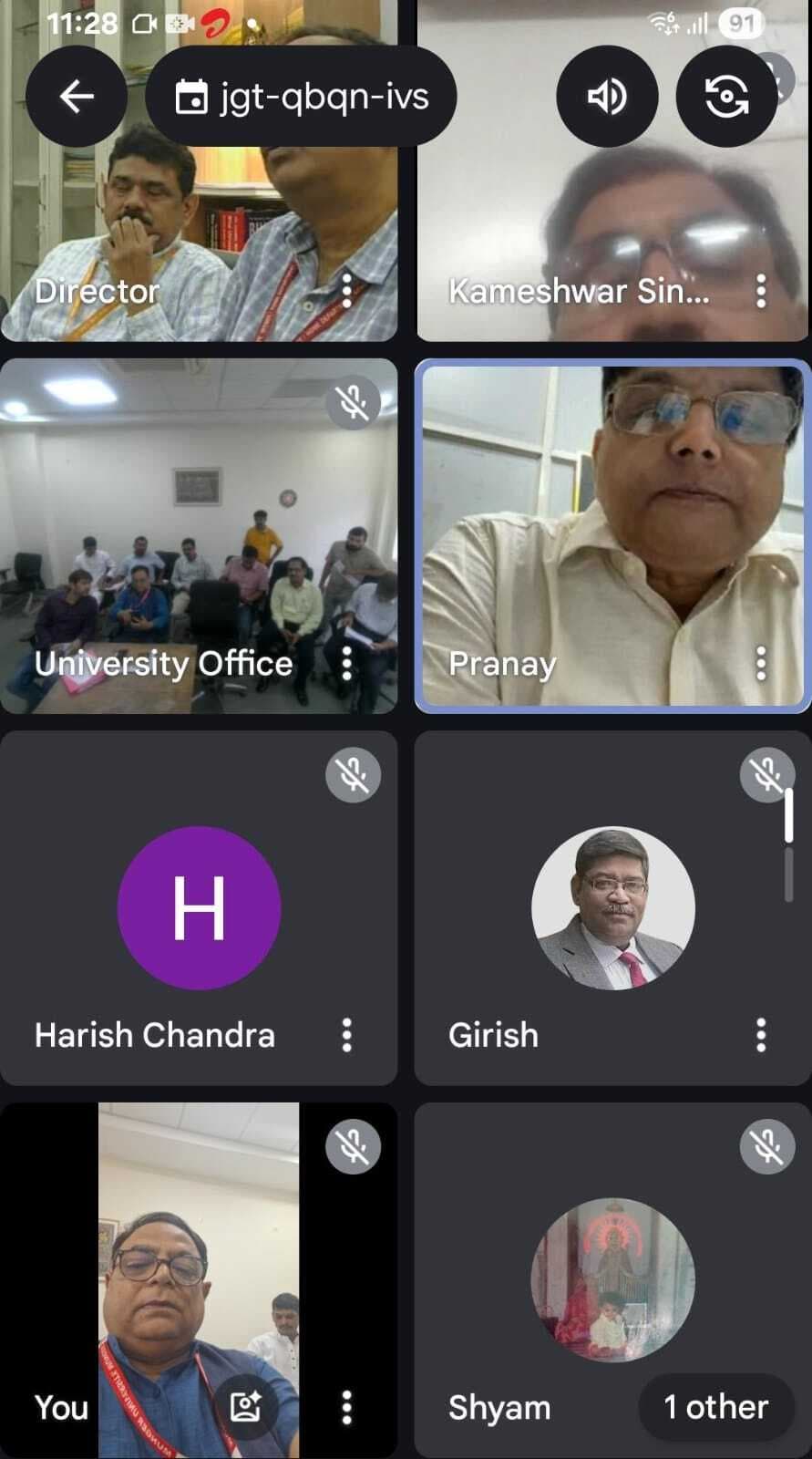 उच्च शिक्षा विभाग की ऑनलाइन बैठक में शिक्षक व कर्मियों के रोस्टर की हुई समीक्षा