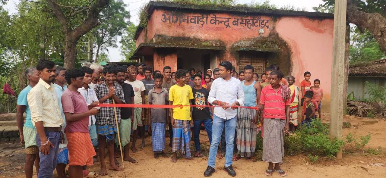 सारठ में आदि सेवा केंद्र का हुआ उद्घाटन