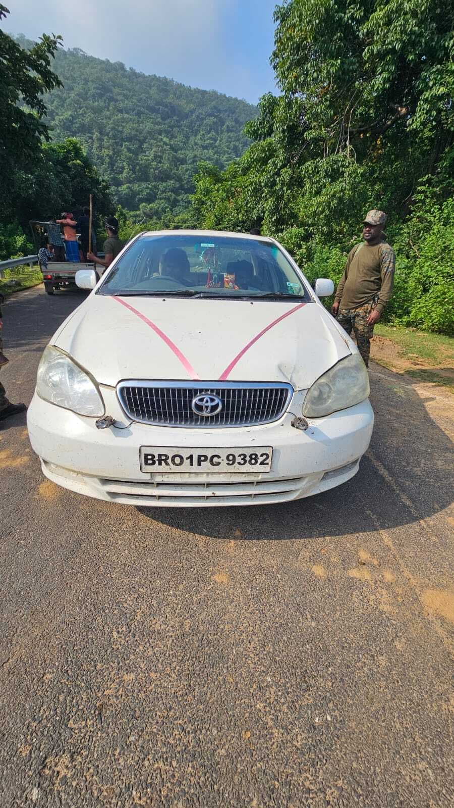 कार से 162 लीटर विदेशी शराब बरामद, दो तस्कर गिरफ्तार