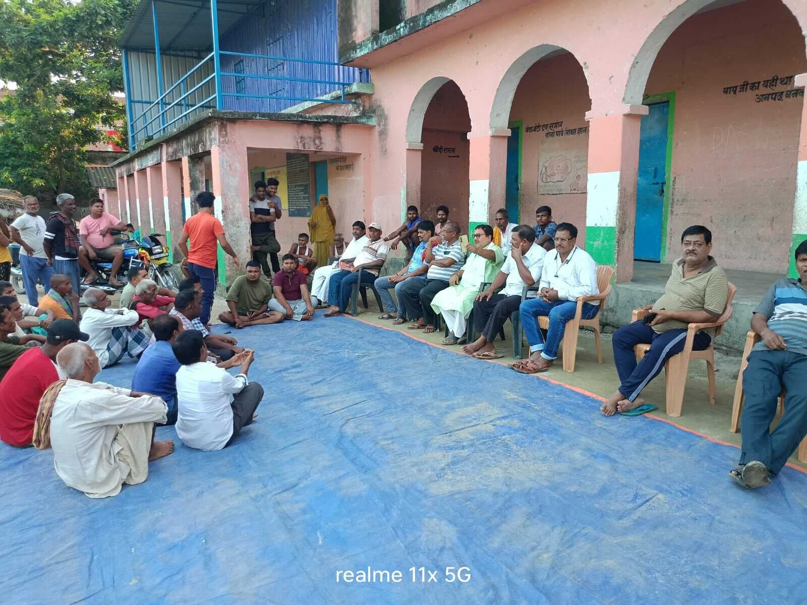 काली पूजा को लेकर हुई बैठक