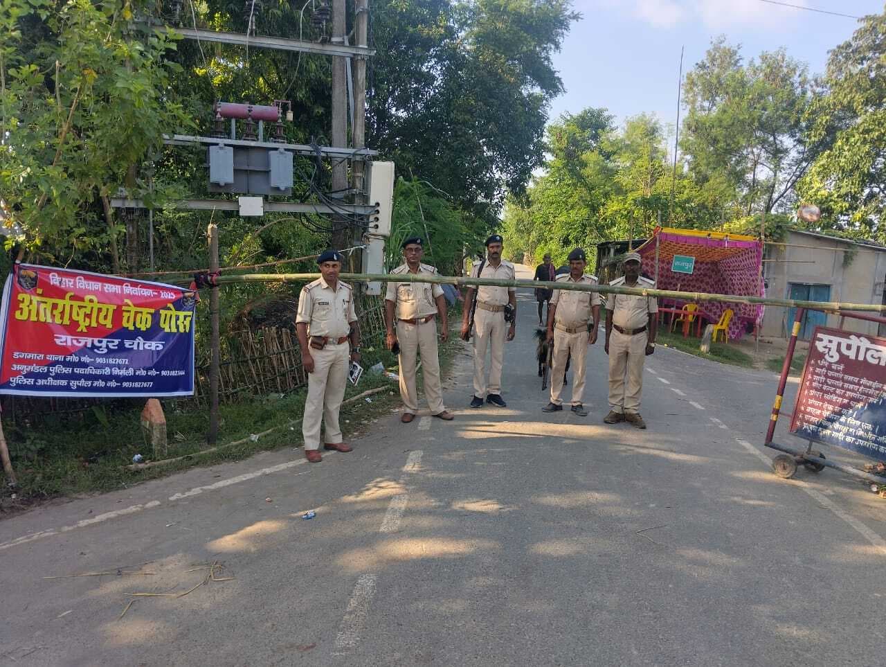 राजपुर व ठेहो में बनाए गए हैं चेकपोस्ट