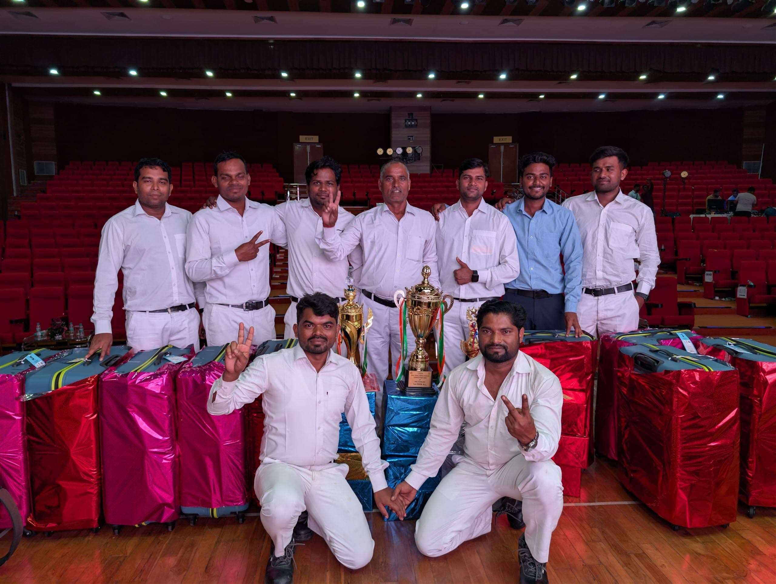 खान बचाओ प्रतियोगिता में एनके एरिया की टीम चैंपियन बनी