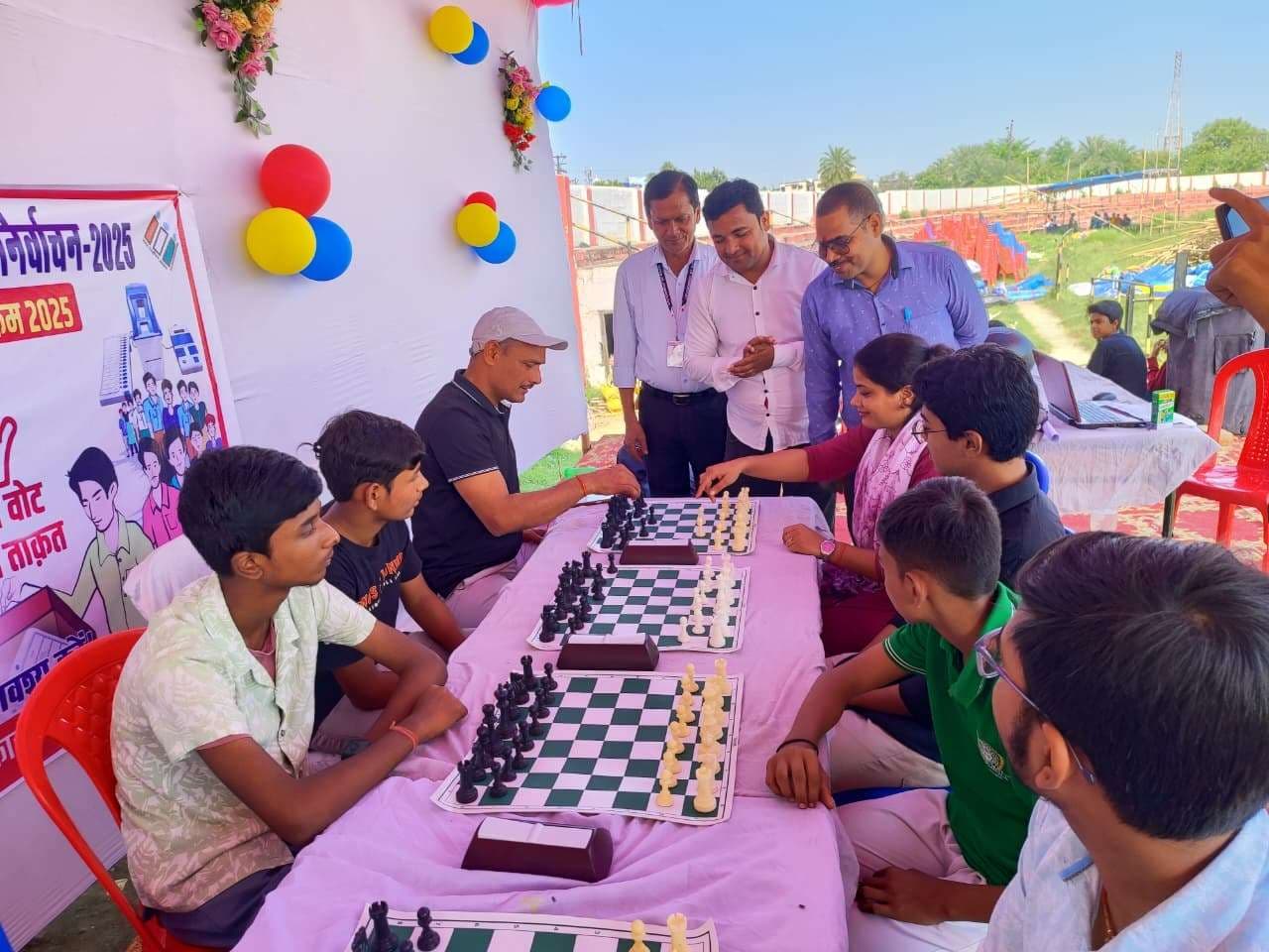 Darbhanga News: हैंडबॉल, रग्बी, कबड्डी, ताइक्वांडो तथा चेस प्रतियोगिता में बच्चों ने दिखायी प्रतिभा