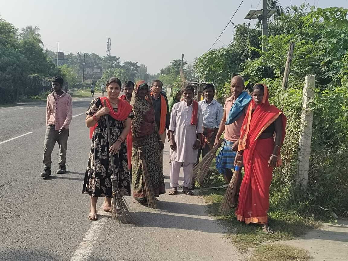 अभियान चलाकर लोगों को स्वच्छता के प्रति किया जागरूक