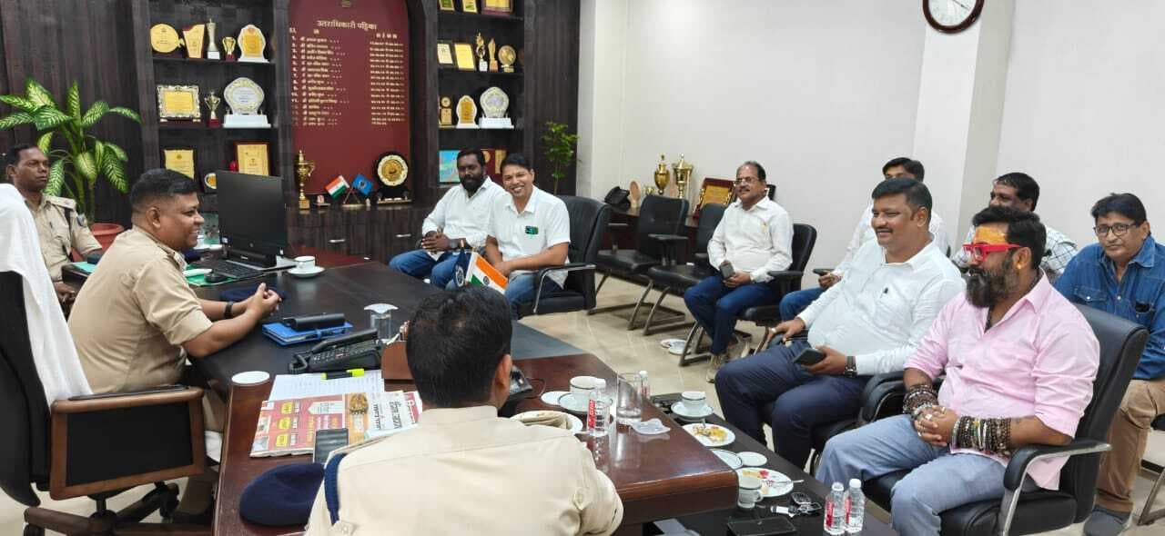 एसपी ने चैंबर ऑफ कॉमर्स के प्रतिनिधियों के साथ की बैठक