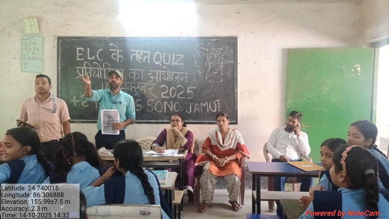 विद्यार्थियों ने जाना मतदान का महत्व, शिक्षा विभाग जमुई ने कराया क्विज
