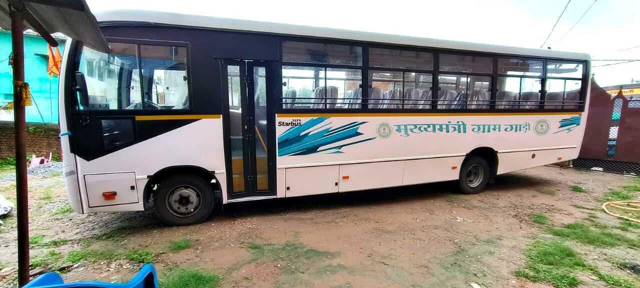 मुख्यमंत्री ग्राम गाड़ी योजना के तहत तीन बसों का हो रहा परिचालन