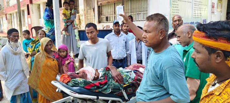 पोते ने दादा व दादी पर धारदार हथियार से किया हमला, गंभीर