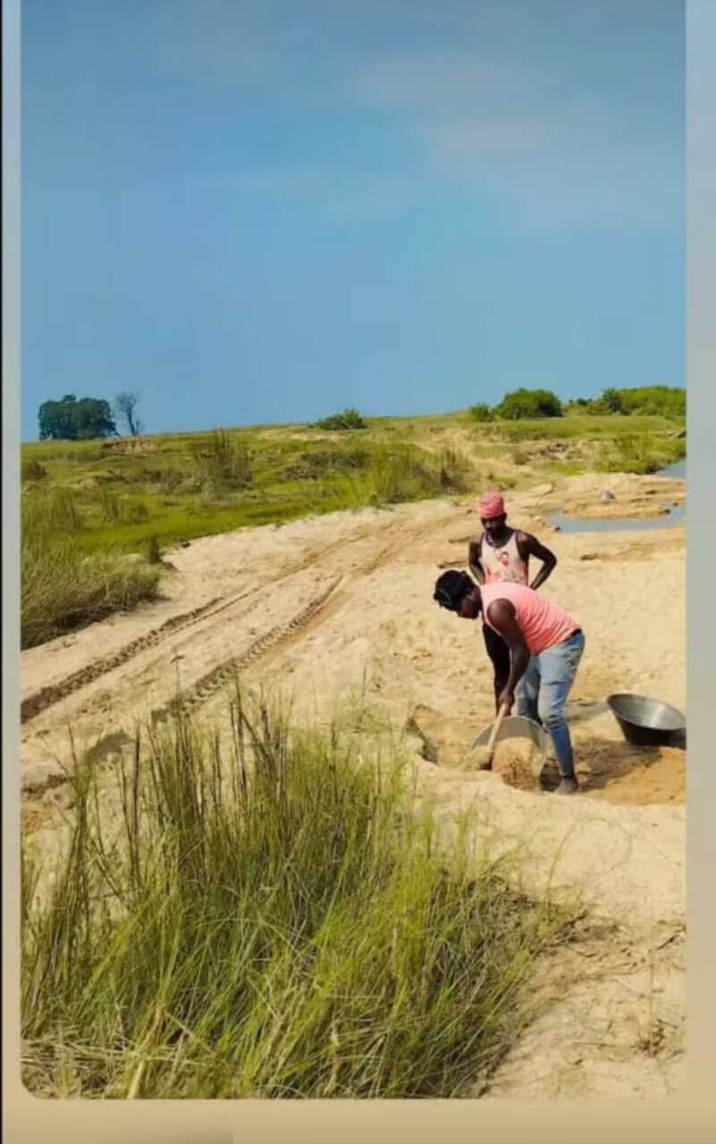 नयागांव में अवैध बालू खनन जारी