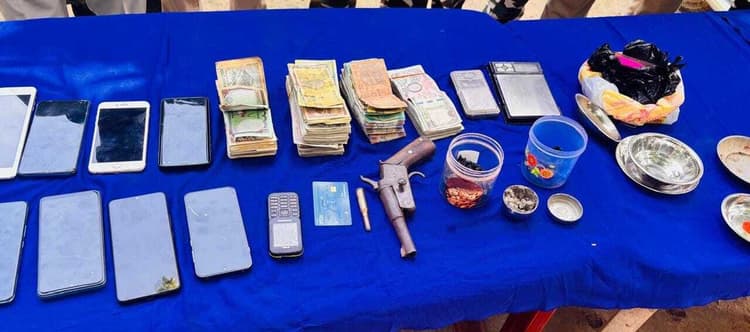Madhubani News : एसएसबी व पुलिस की कार्रवाई में ब्राउन शुगर, हथियार सहित कई सामान जब्त, दो गिरफ्तार
