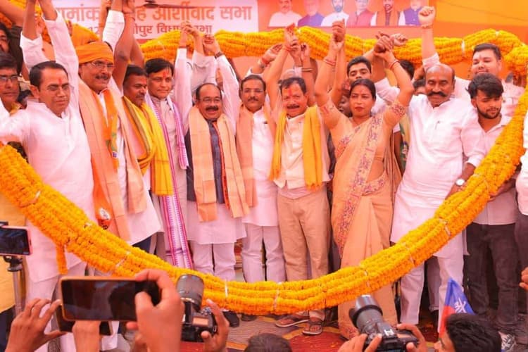 hajipur news. हाजीपुर में भाजपा को आठवीं बार मिलेगा जनता का आशीर्वाद : नित्यानंद