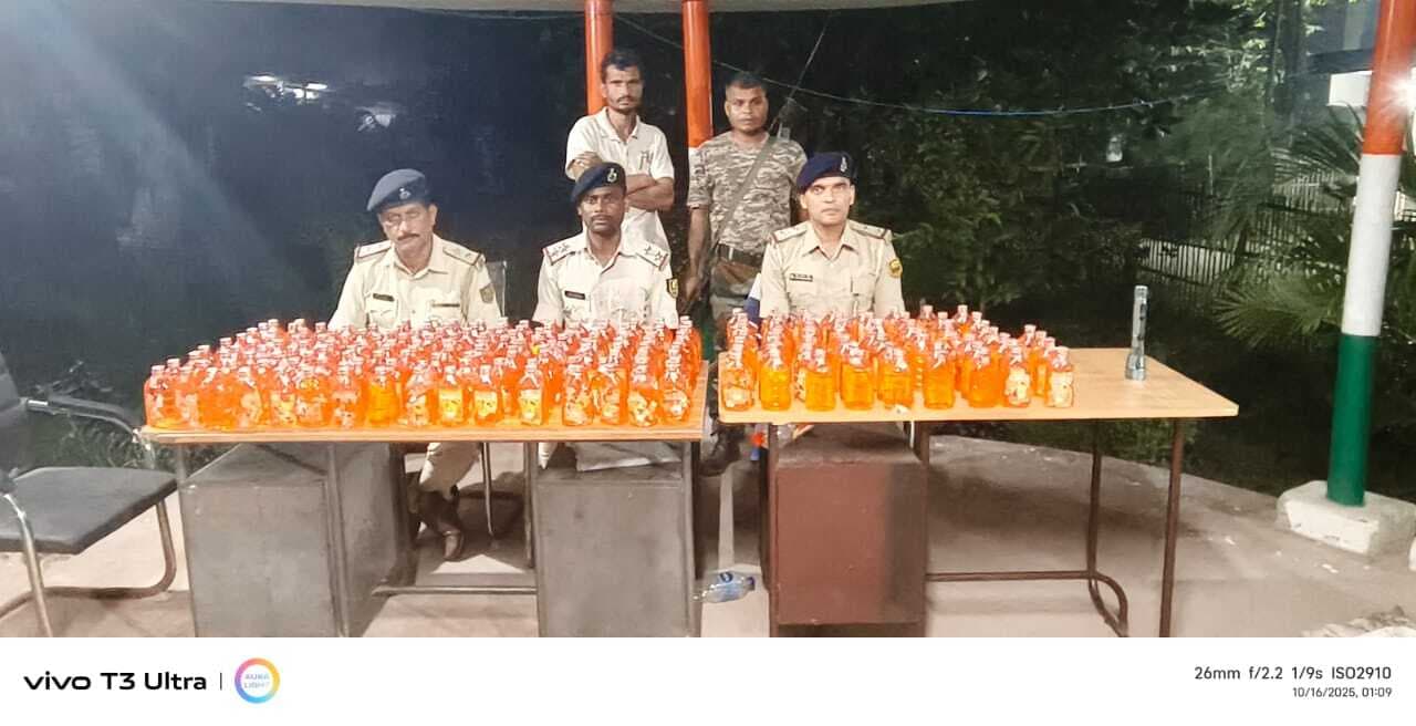 63 लीटर शराब के साथ गिरफ्तार