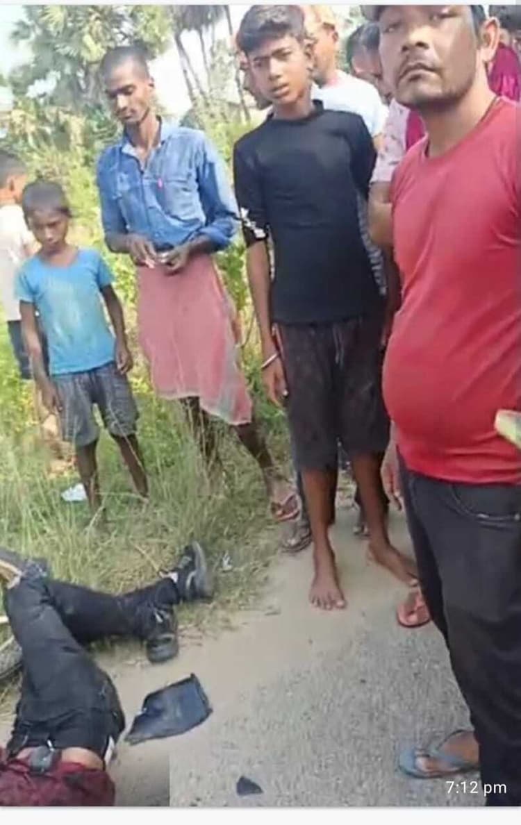 स्कार्पियो के धक्के से बाइक सवार एक युवक की मौत, दूसरा जख्मी