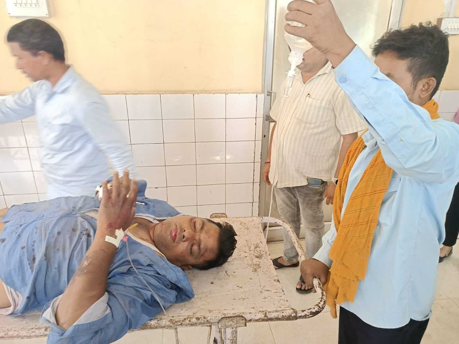 सड़क दुर्घटना में सीसीएलकर्मी घायल