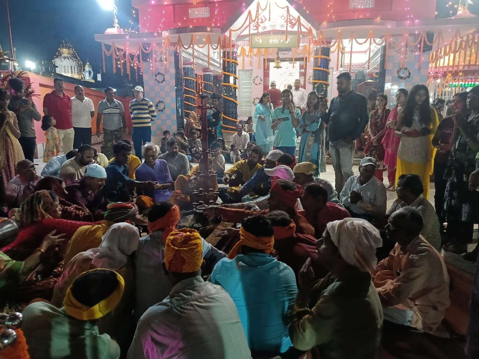 बचरा काली पूजा में 23 बकरों की दी गयी बलि