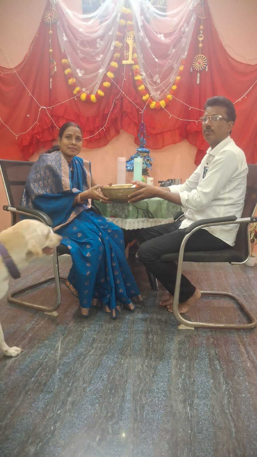 भाई बहनों ने भाई दूज का पर्व धूमधाम से मनाया