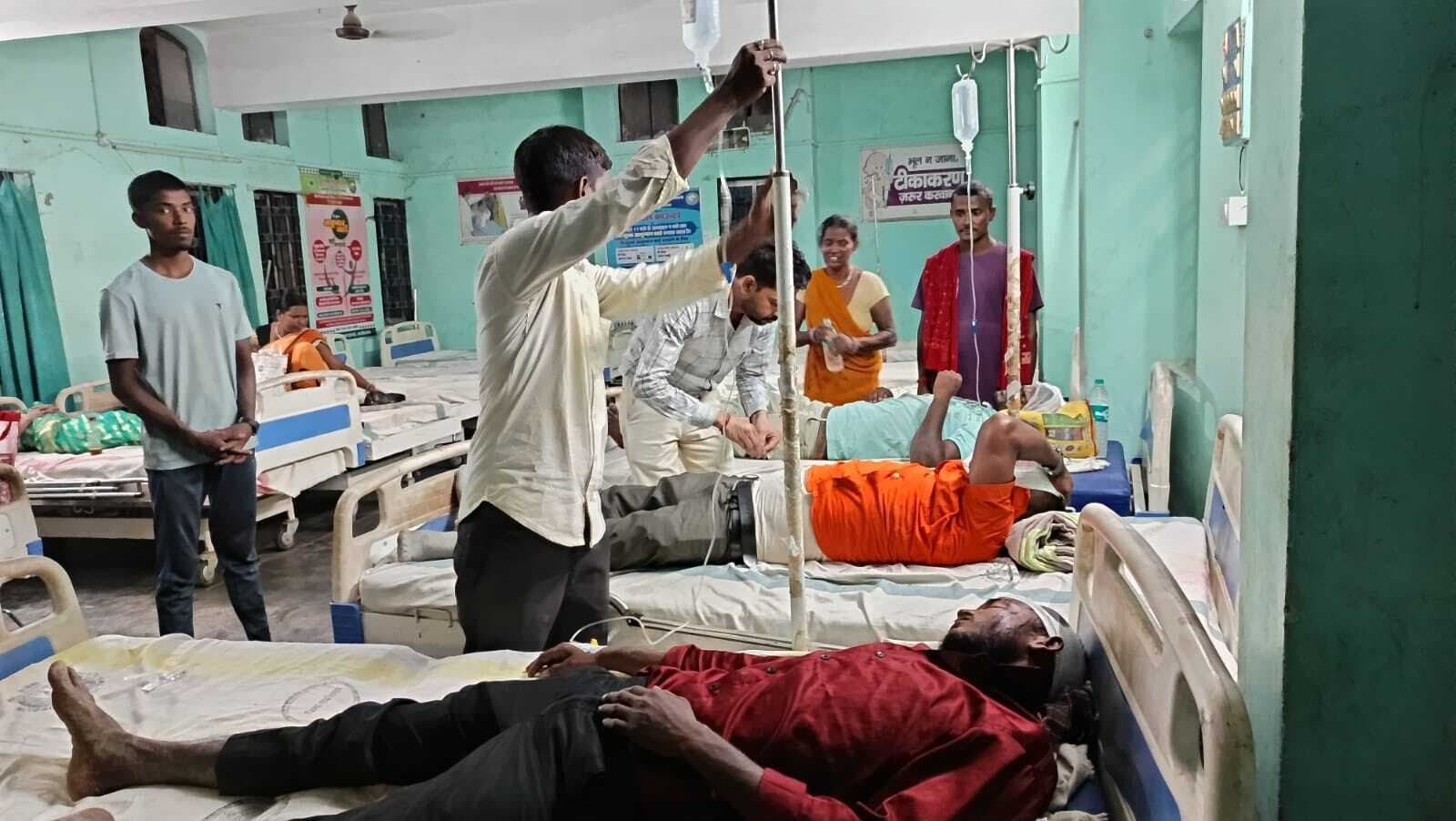 एजनिघाट में डीजे विवाद को लेकर दो पक्षों में हुई हिंसक झड़प