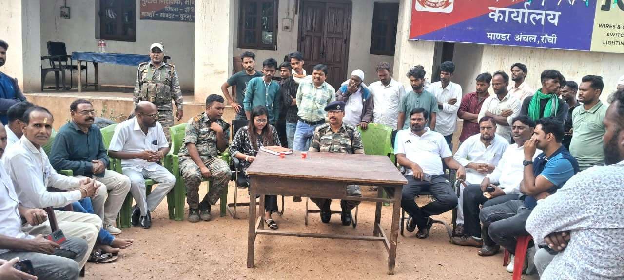 कब्रिस्तान विवाद को लेकर थाना में हुई बैठक, छठ के बाद होगी जमीन की मापी