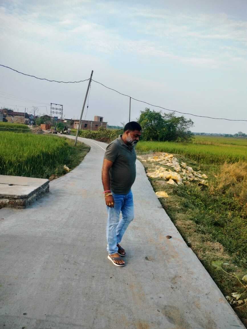 सड़क निर्माण पर सांसद के प्रति जताया अभार