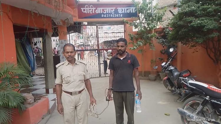 नशे में धुत युवक गिरफ्तार