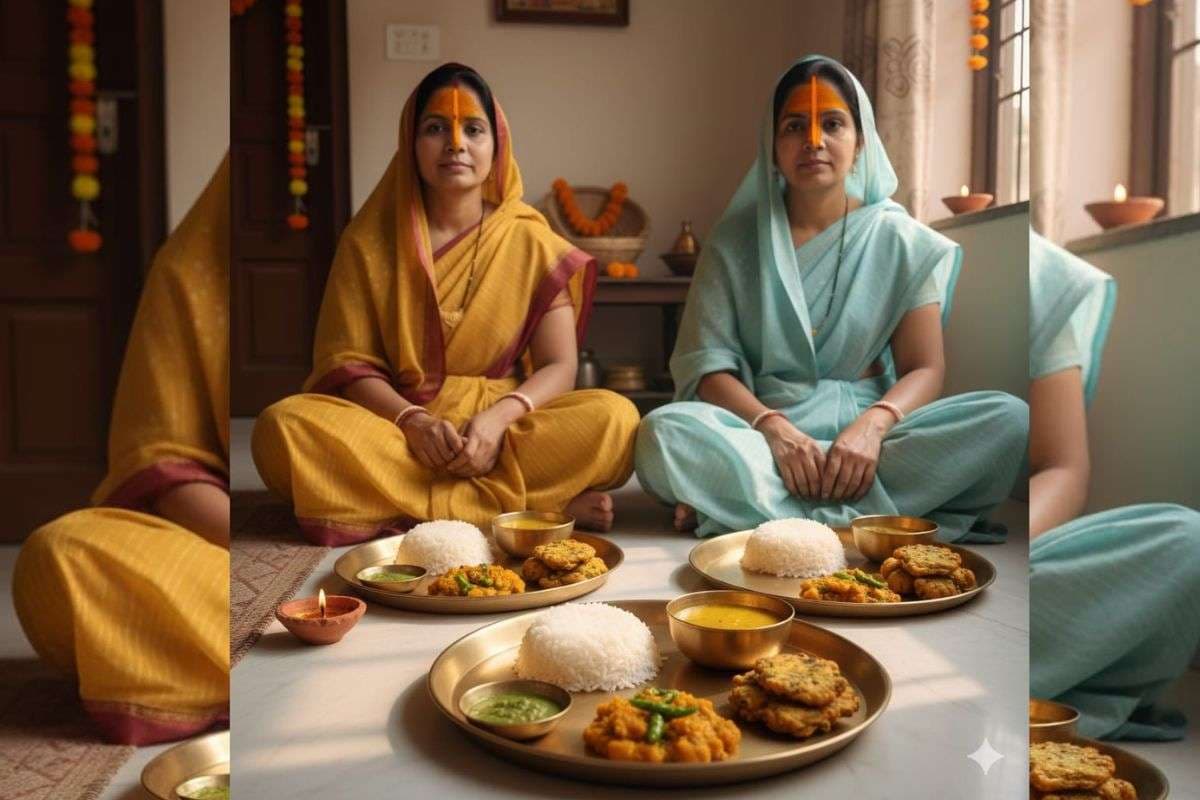 women fast for chhath puja women fast for chhath puja