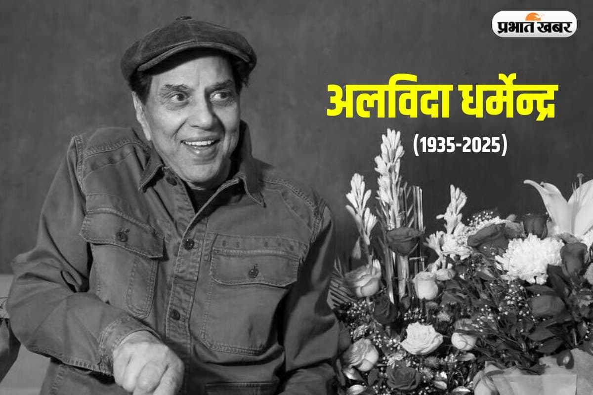 Dharmendra Death: धर्मेंद्र नहीं रहे, 89 साल की उम्र में हुआ बॉलीवुड के ही-मैन का निधन, आखिरी बार इस फिल्म में आएंगे नजर Dharmendra Death: धर्मेंद्र नहीं रहे, 89 साल की उम्र में हुआ बॉलीवुड के ही-मैन का निधन, आखिरी बार इस फिल्म में आएंगे नजर