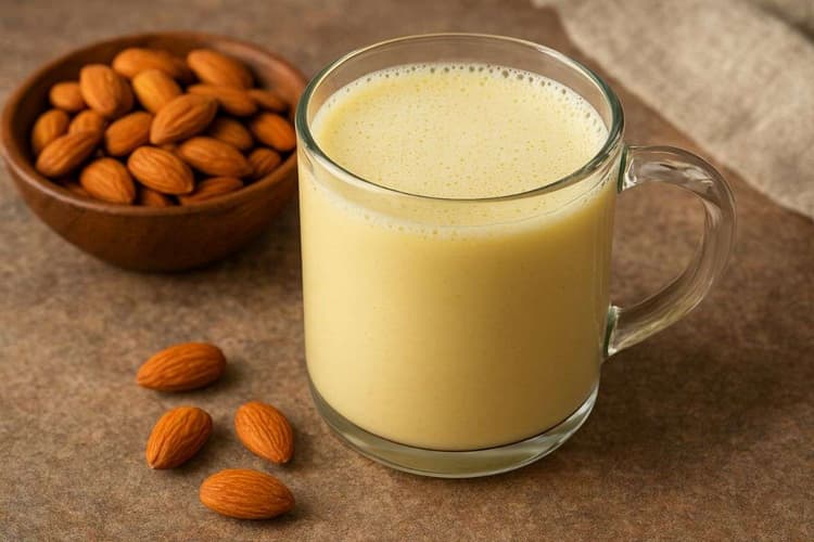 Badam Milk Recipe: मिनटों में तैयार करें क्रीमी और फ्लेवरफुल बादाम मिल्क रेसिपी