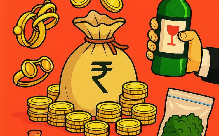 बिहार चुनाव में नकदी, शराब और नशीले पदार्थों का खेल जारी, 102.47 करोड़ के सामान जब्त, 985 गिरफ्तार