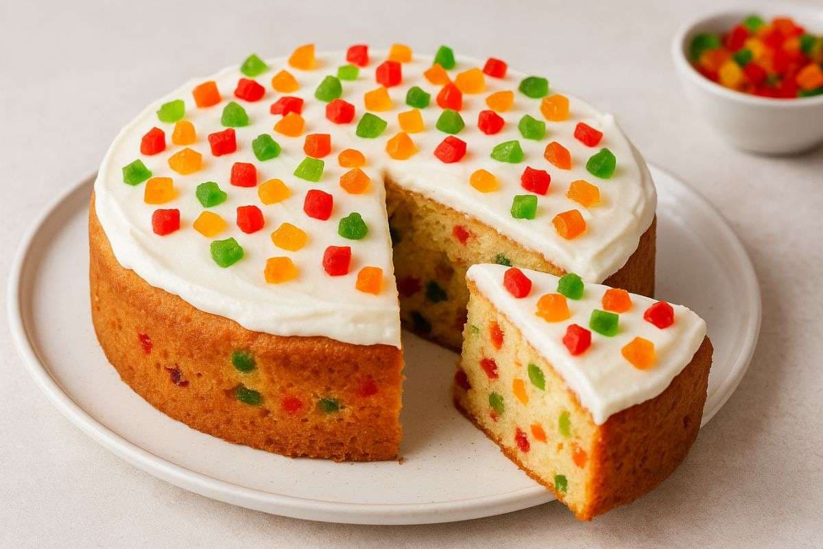 Children's Day Special Tutti Frutti Cake Recipe