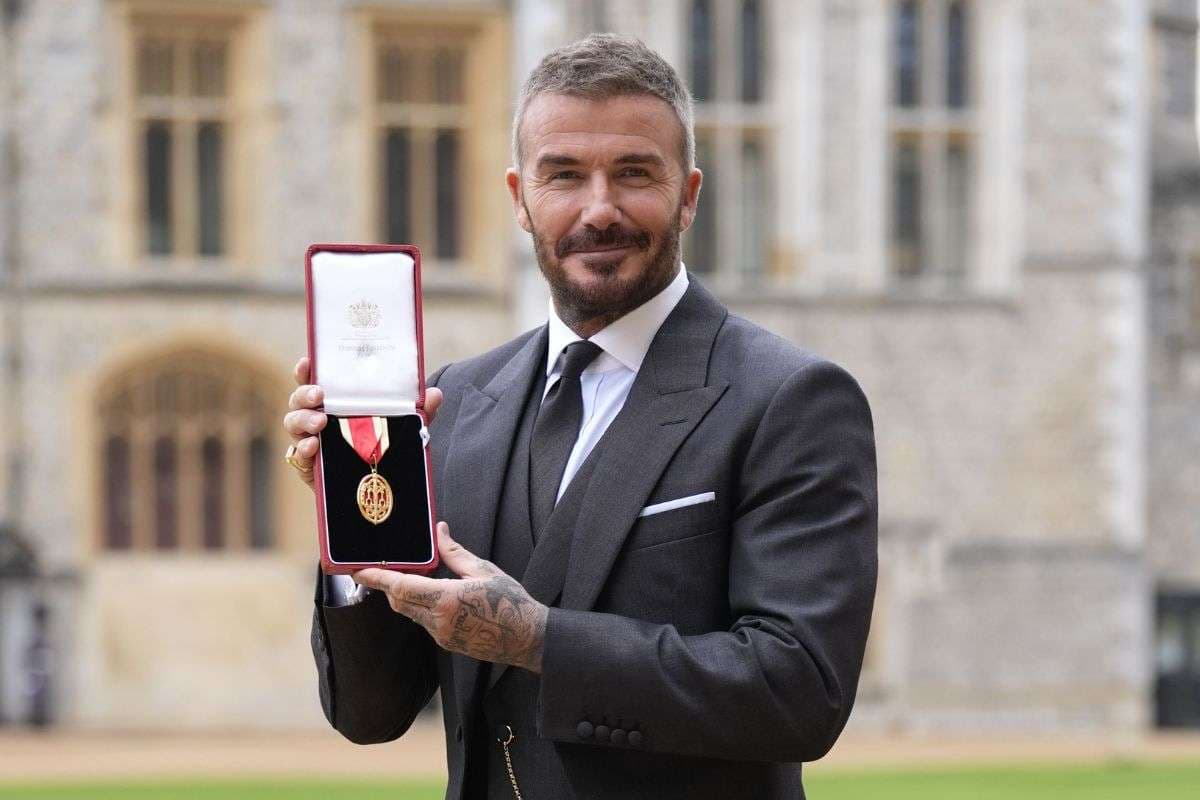 David Beckham awarded with knighthood.