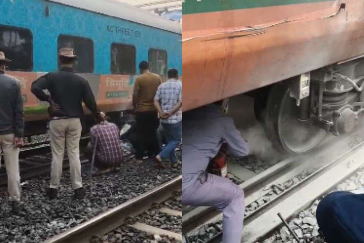 बिहार में ट्रेन के पहिया में आग से अफरा तफरी, नई दिल्ली से दरभंगा जा रही थी ट्रेन