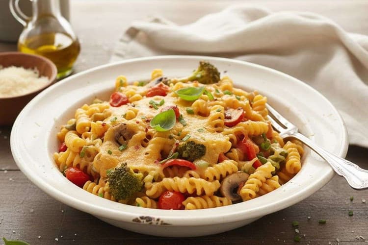 Veg Cheese Pasta Recipe: शाम के समय में बनाना है कुछ स्पेशल, तो मिनटों में तैयार करें ये वेज चीज पास्ता