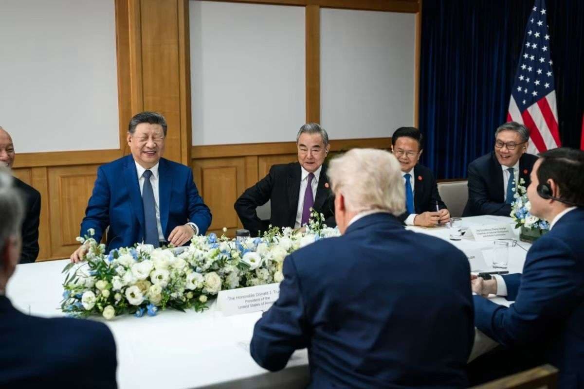 Laughing Photos Of president Xi Trump Meeting