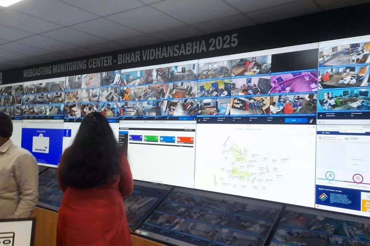 Live monitoring of booths from Command Control Center