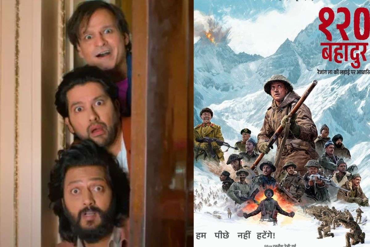 Mastiii 4 Vs 120 Bahadur Box Office Collection day 2 Mastiii 4 Vs 120 Bahadur Box Office Collection day 2