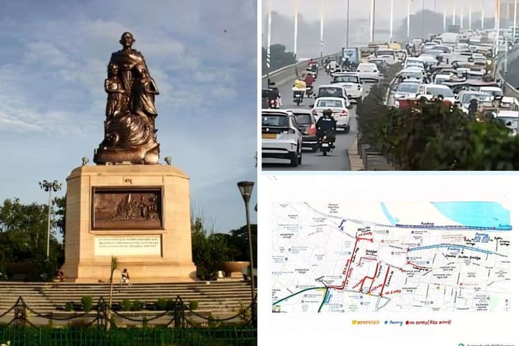 Patna Traffic Update: शपथ समारोह से पहले गांधी मैदान की ओर नो-एंट्री, सुबह 8–3 बजे तक कई रूट बंद
