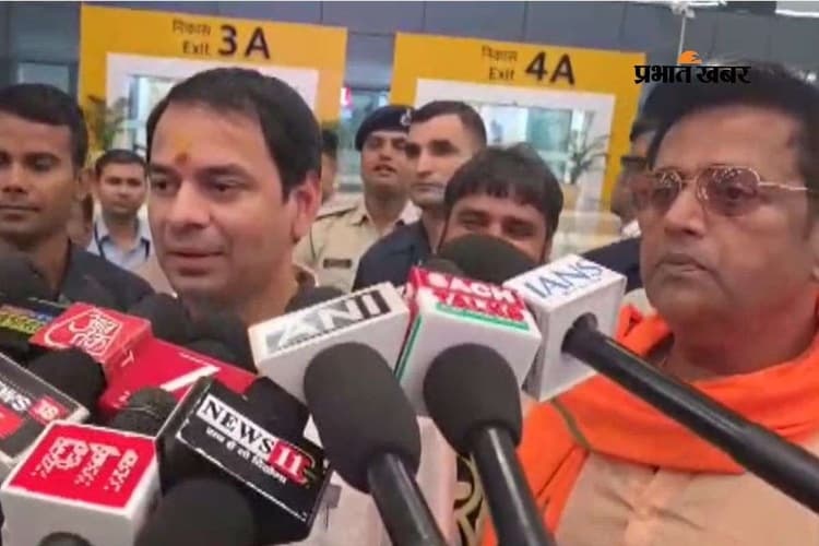 Bihar Politics : बीजेपी के साथ जाएंगे तेजप्रताप! रवि किशन से मुलाकात में किया इशारा, बोले- हम दोनों टीका लगाते हैं