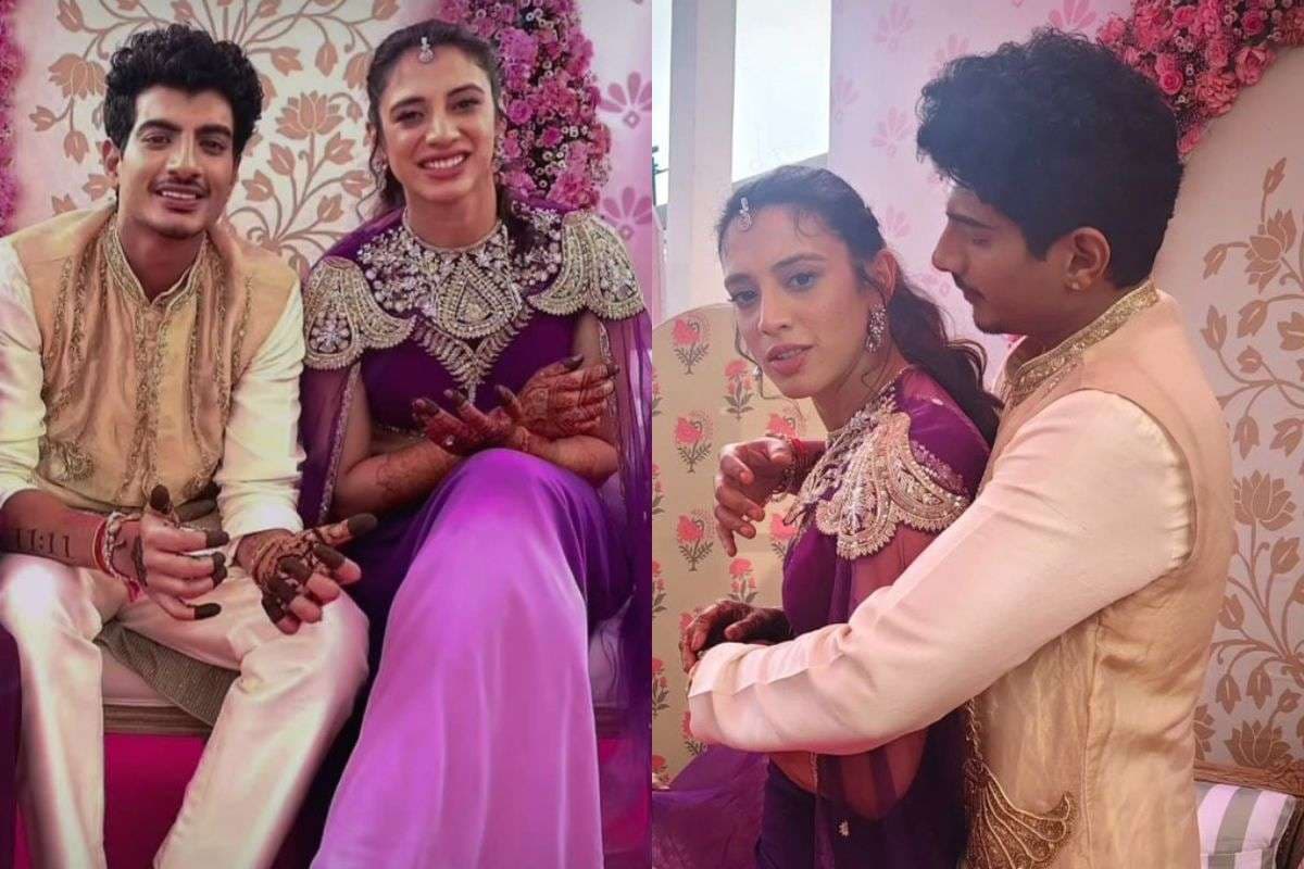 Smriti Mandhana and Palash Muchhal Mehndi Ceremony