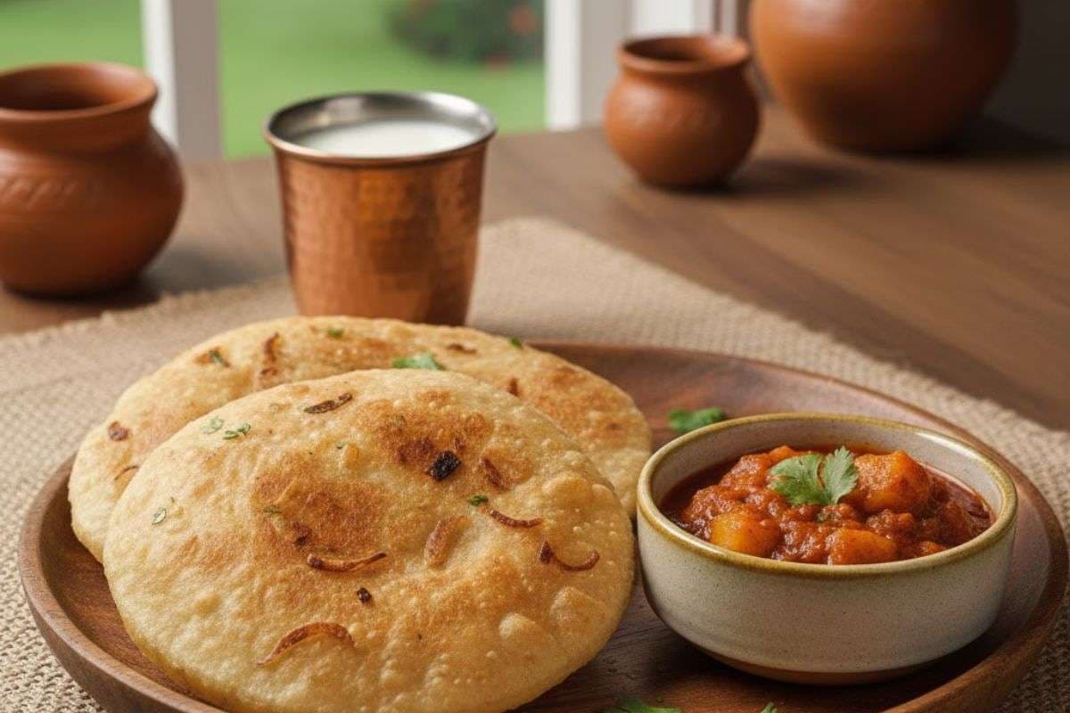 Aloo-Pyaz Puri: नाश्ते में बनाएं कुछ अलग और मजेदार, तैयार करें आलू-प्याज की पूरी