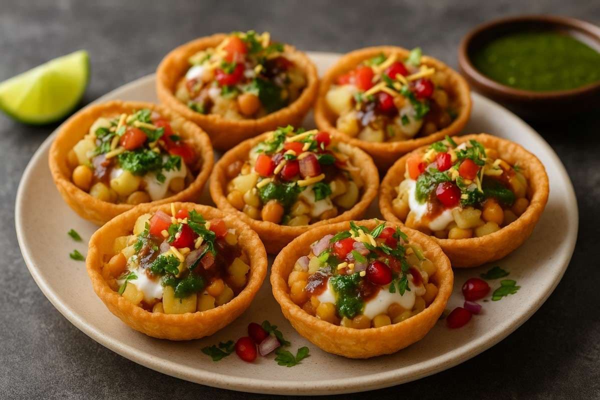 besan katori chaat recipe besan katori chaat recipe