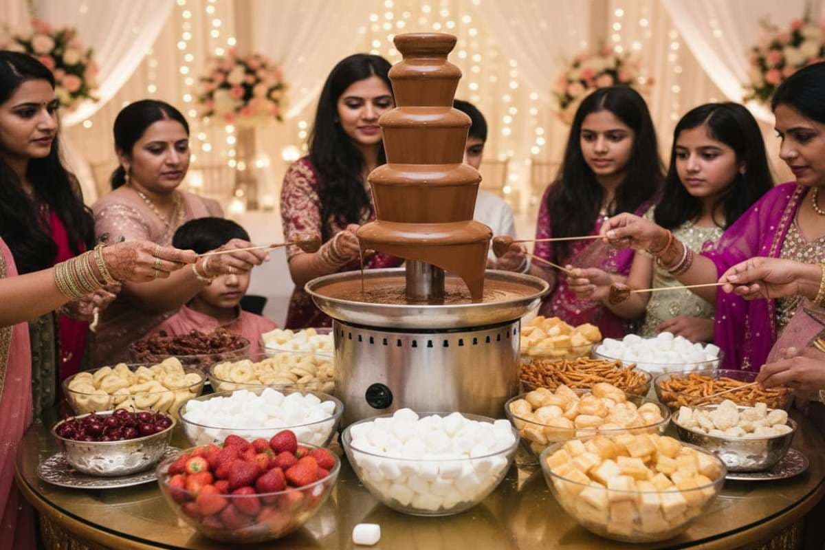 chocolate fountain
