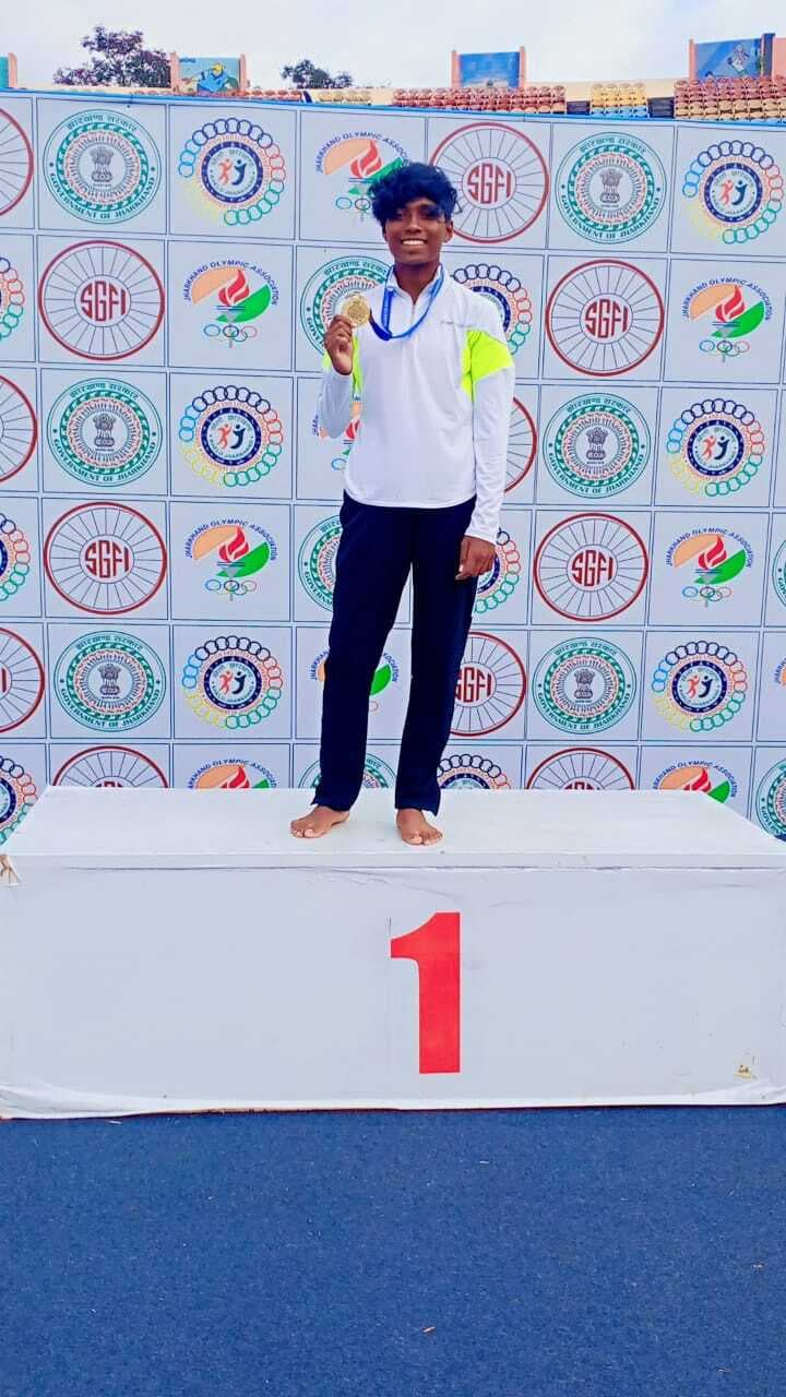 मिहिजाम की सविता ने 46.43 मीटर भाला फेंककर जीता स्वर्ण