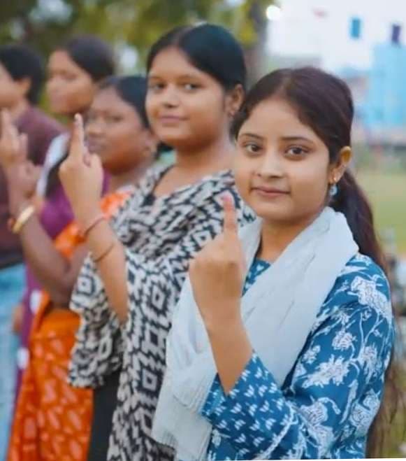 लोकगीत के जरिये मतदाता जागरूकता अभियान