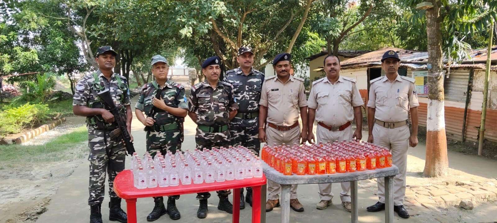 51 लीटर नेपाली शराब बरामद